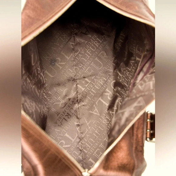 FURLA BRONZE LEATHER SHOULDER BAG - Picture 5 of 16